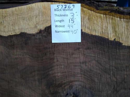 Black Walnut Slab 57269 Black Walnut Slab 57269