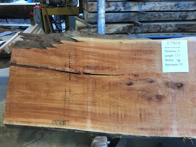 Cedar Slab 57309a