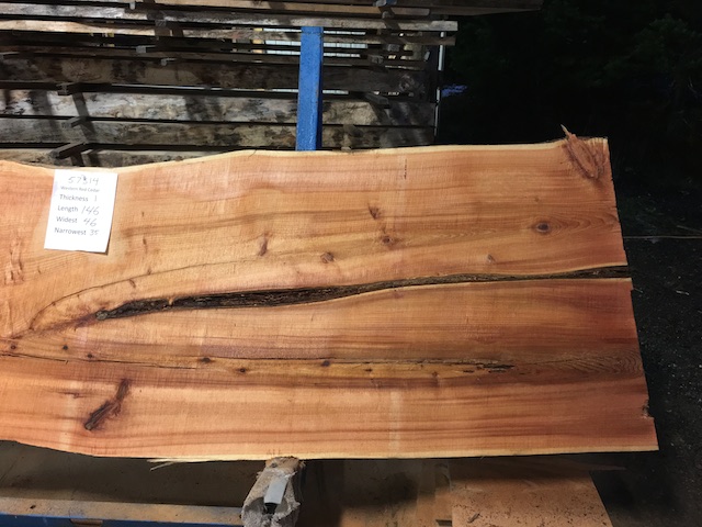 Cedar Slab 57314b