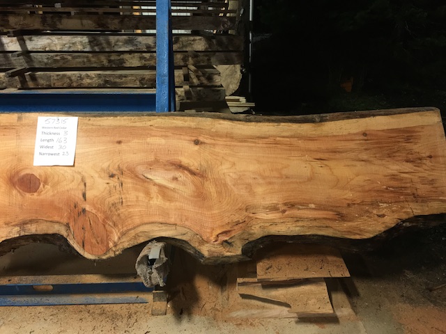 Cedar Slab 57315b