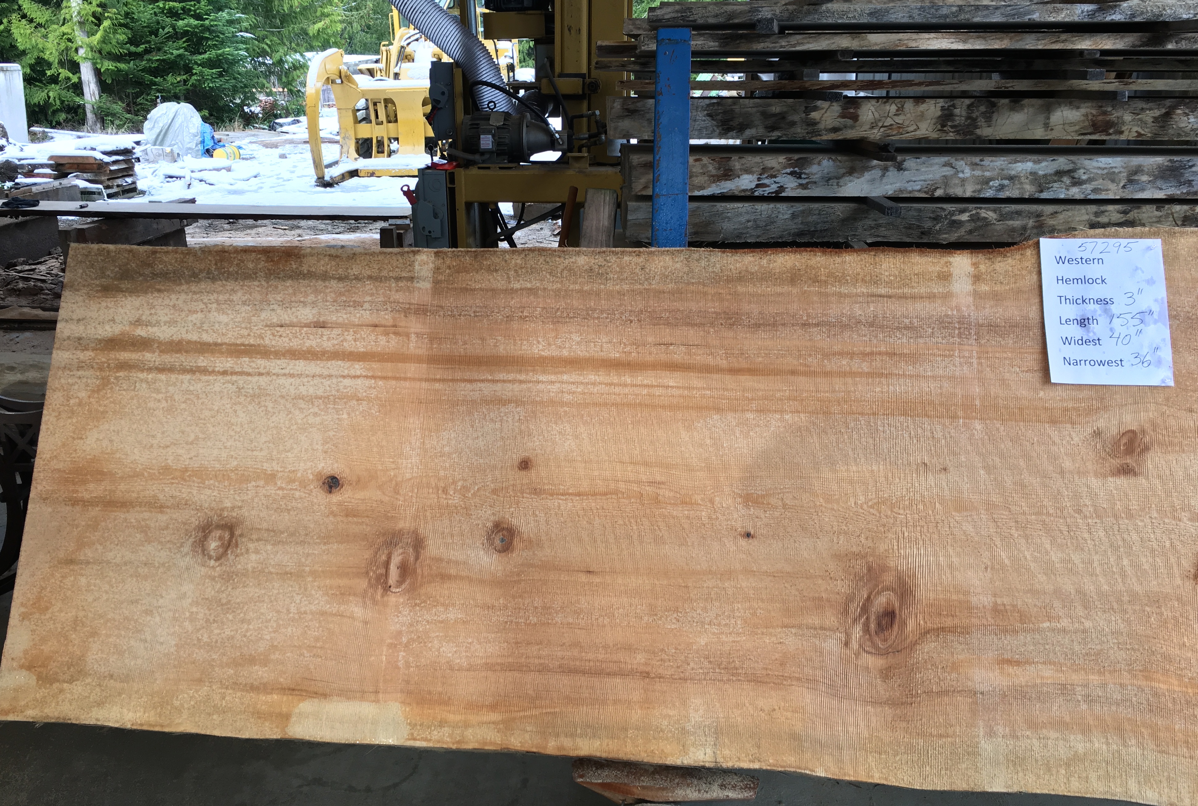 Hemlock Slab 57295a