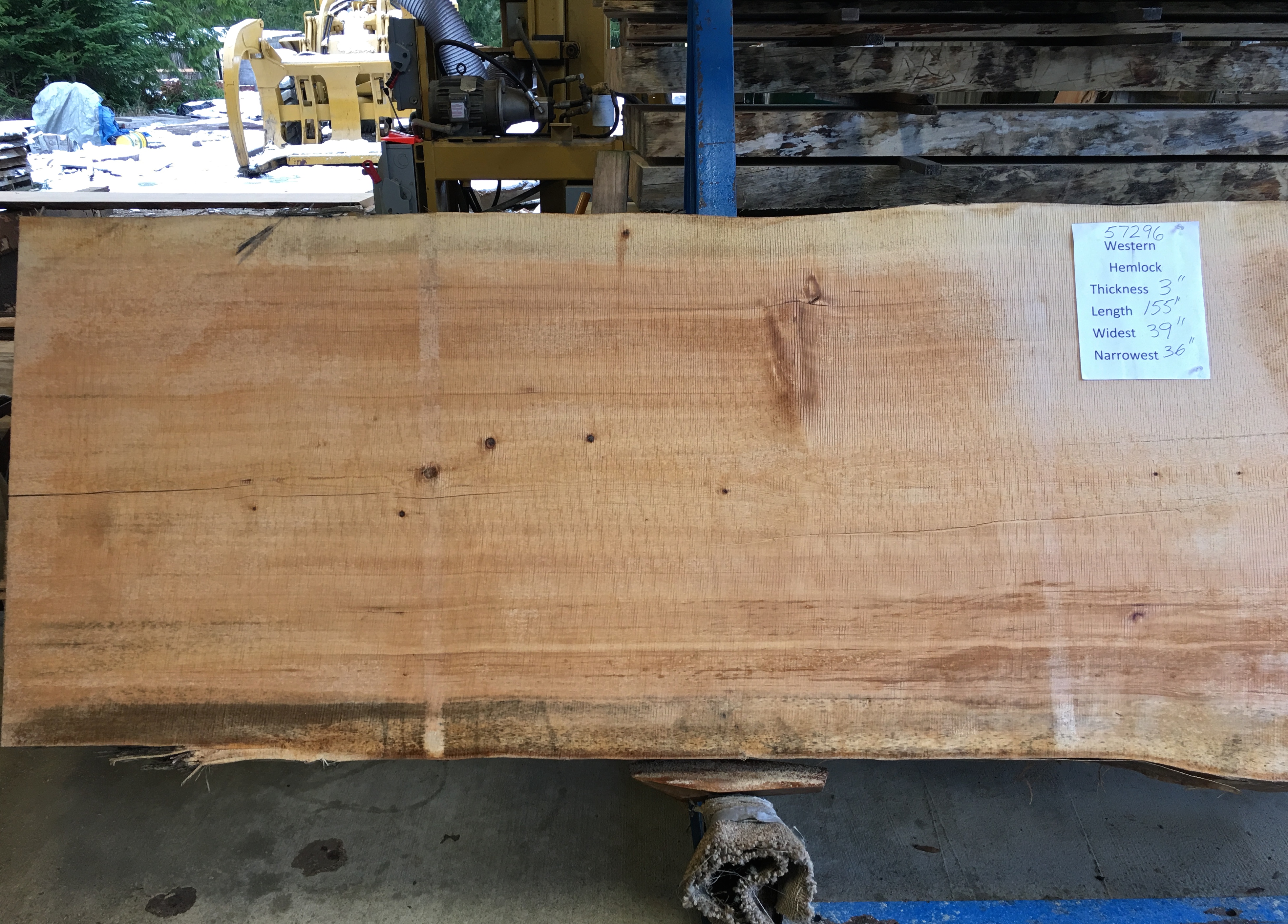 Hemlock Slab 57296a