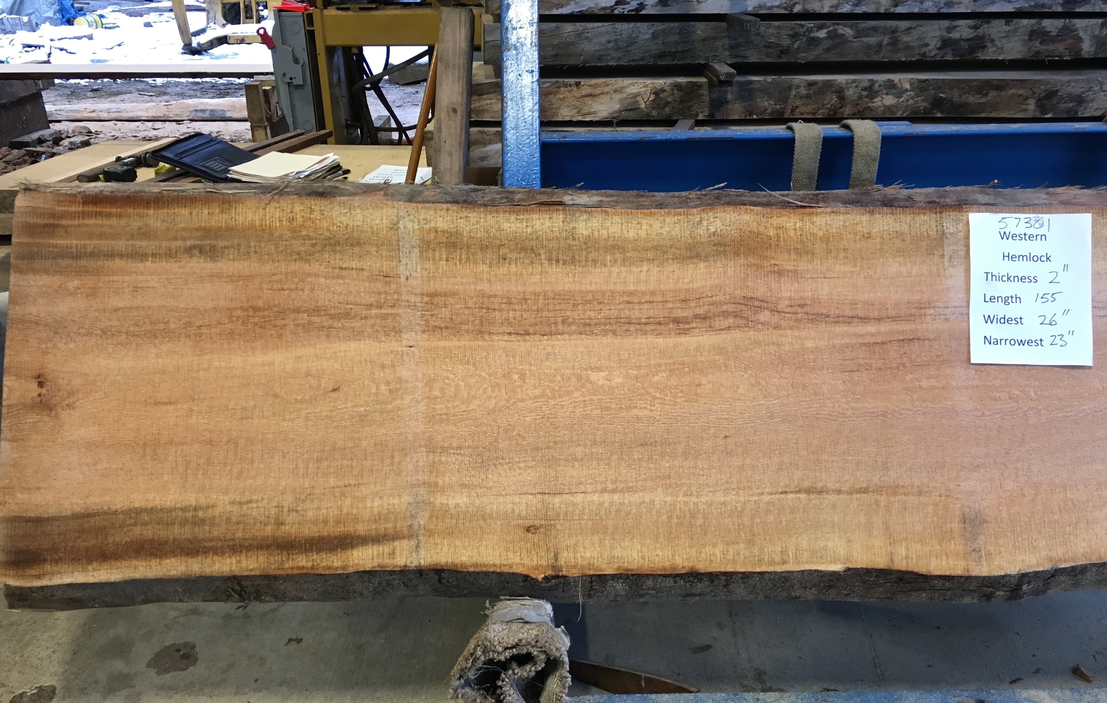 Hemlock Slab 57301a