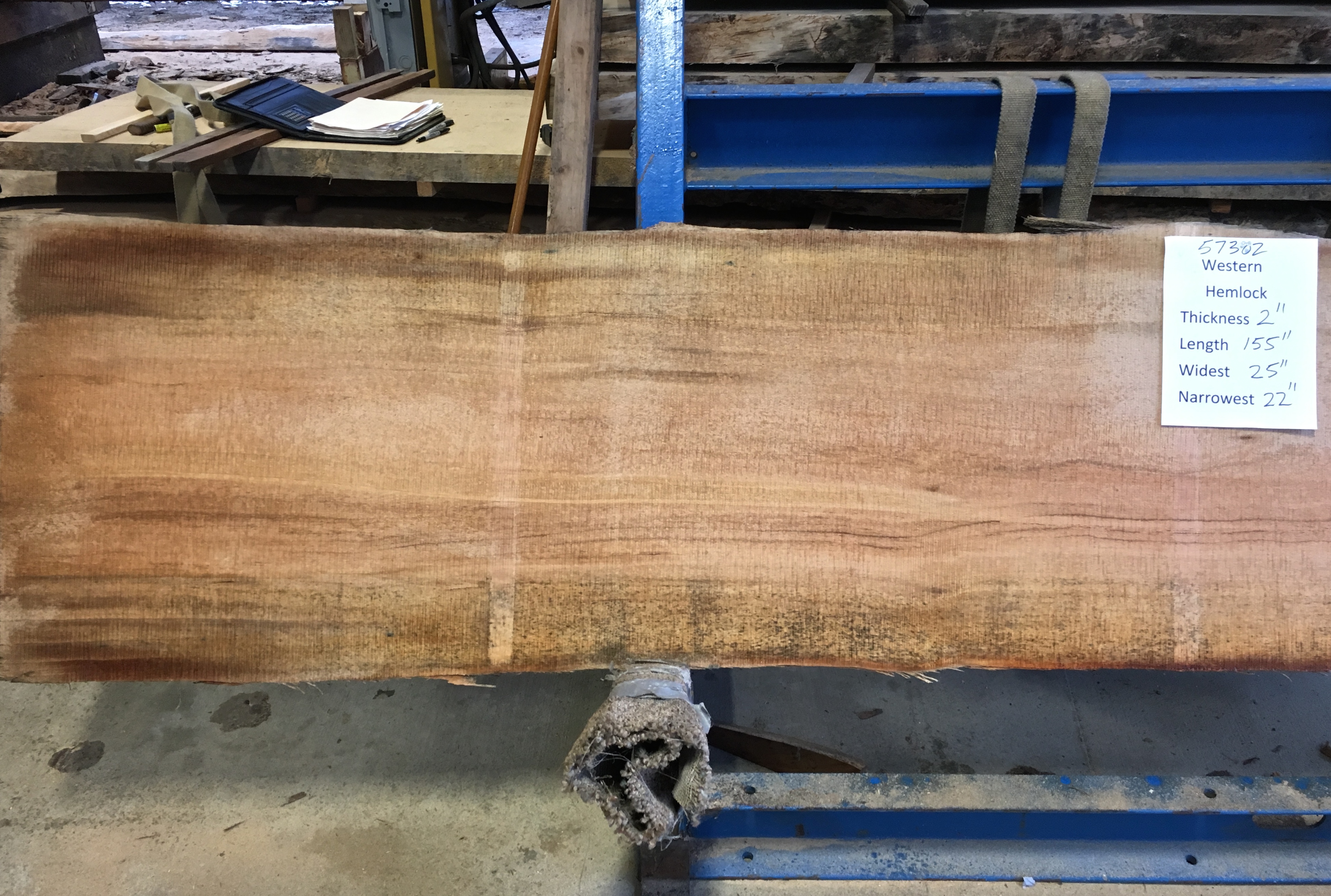 Hemlock Slab 57302a