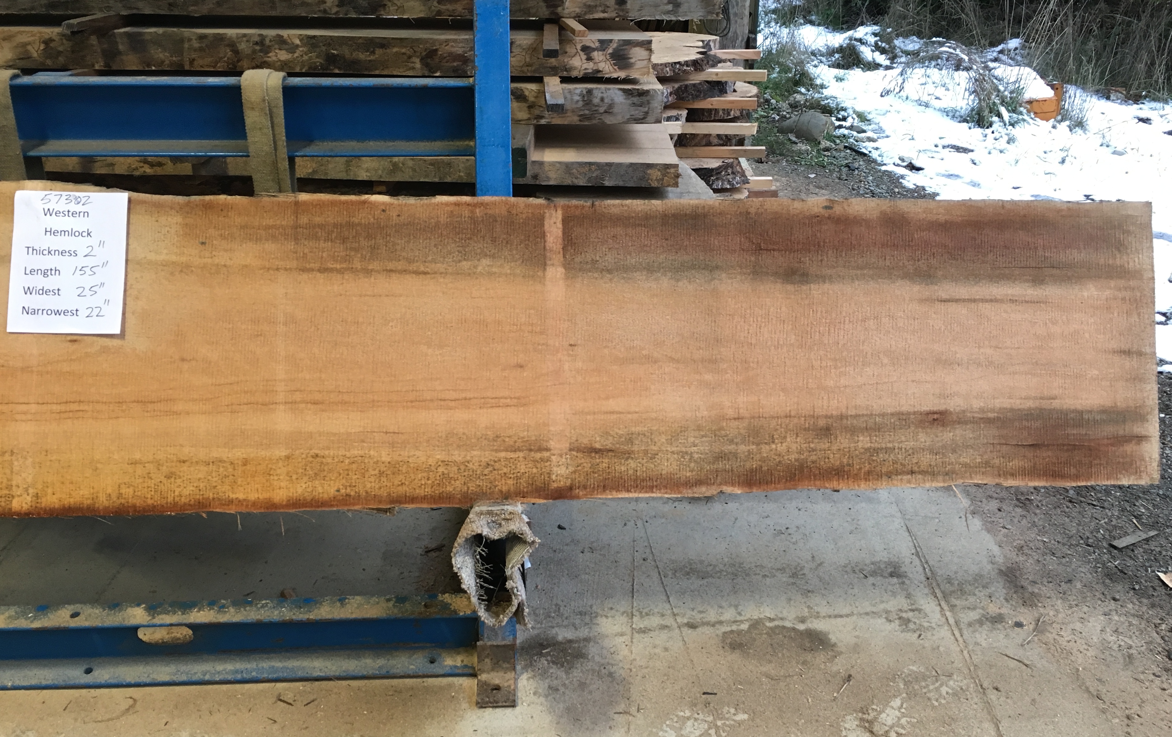 Hemlock Slab 57302b