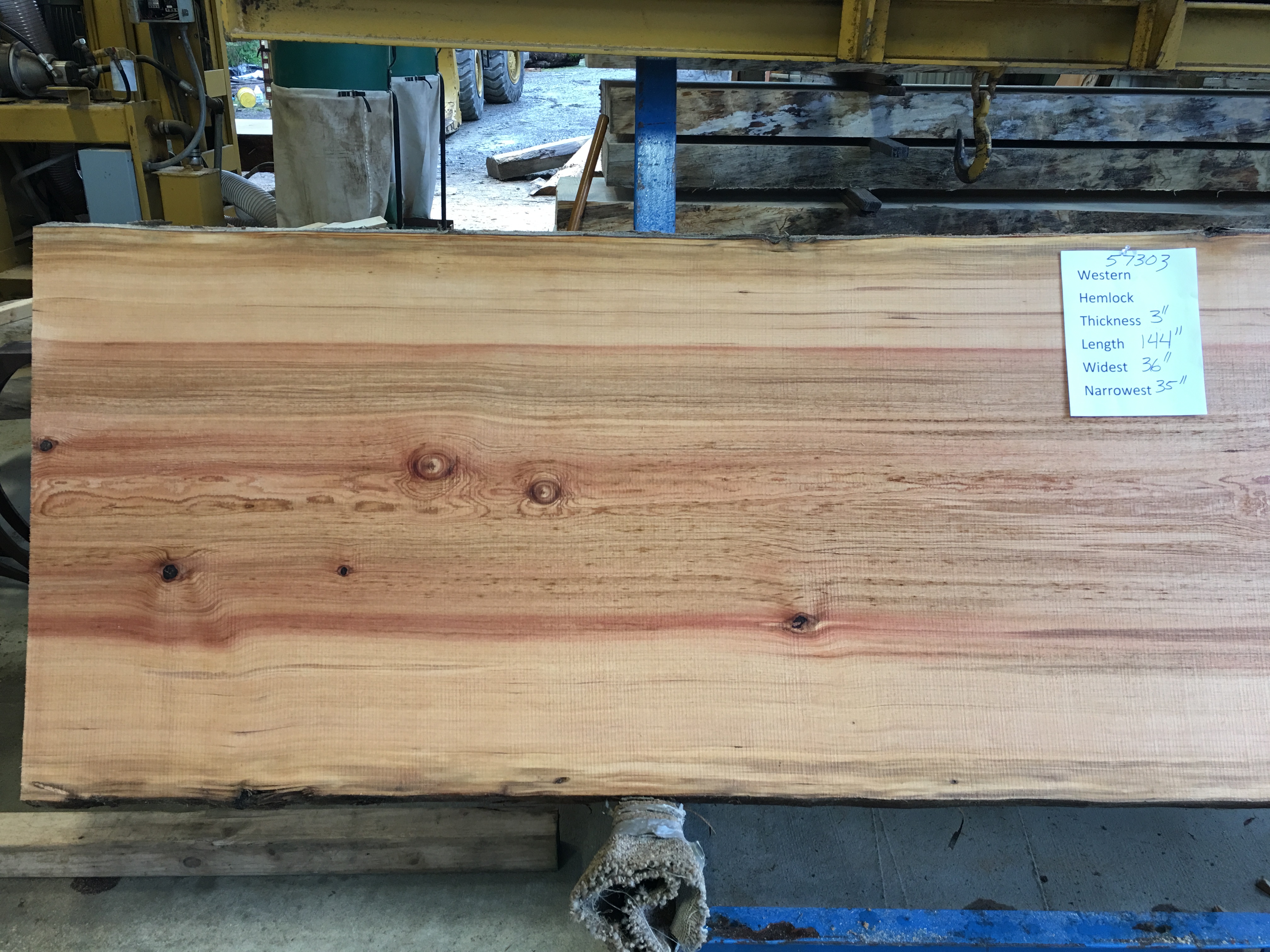 Hemlock Slab 57303a