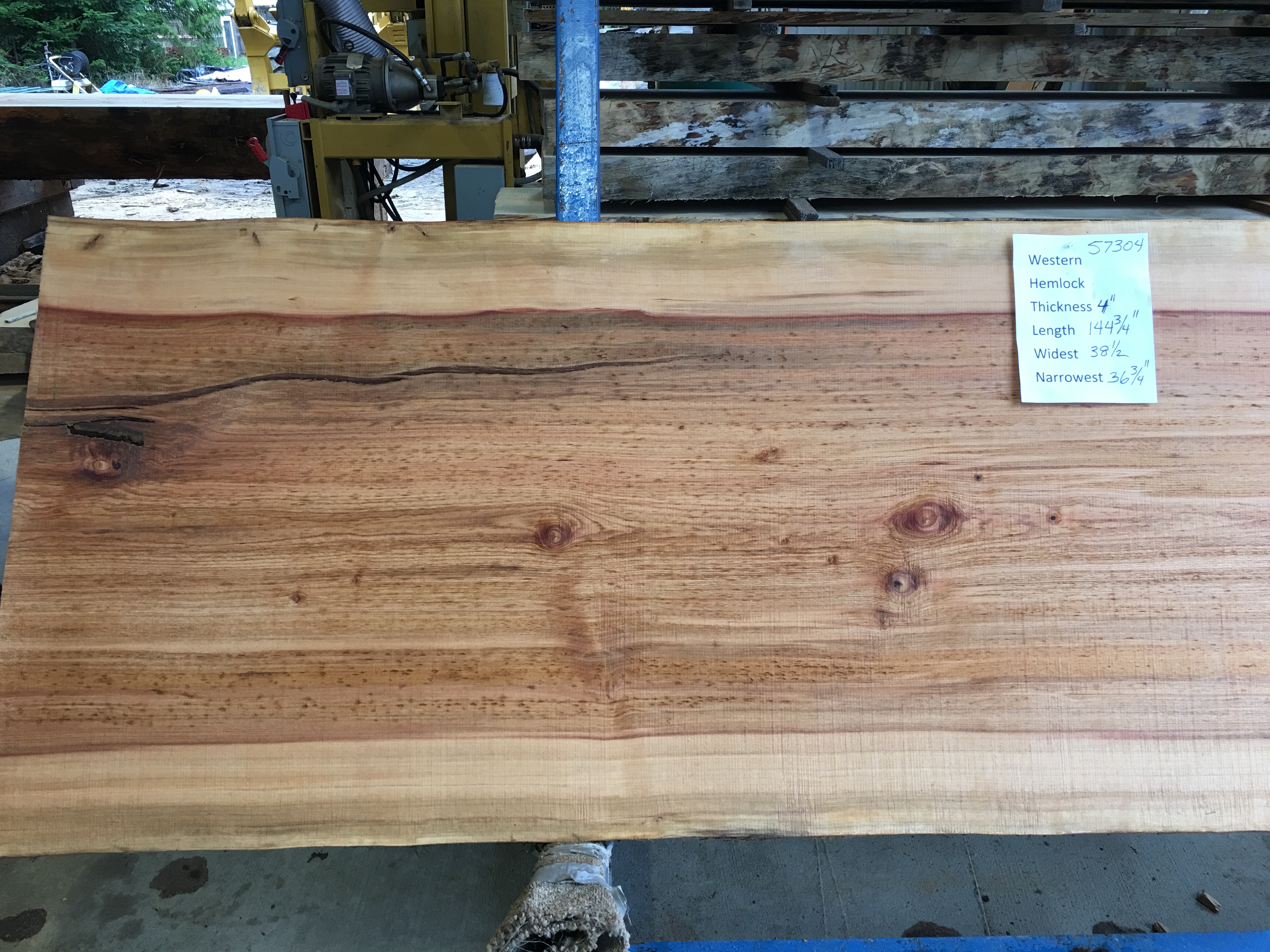 Hemlock Slab 57304a