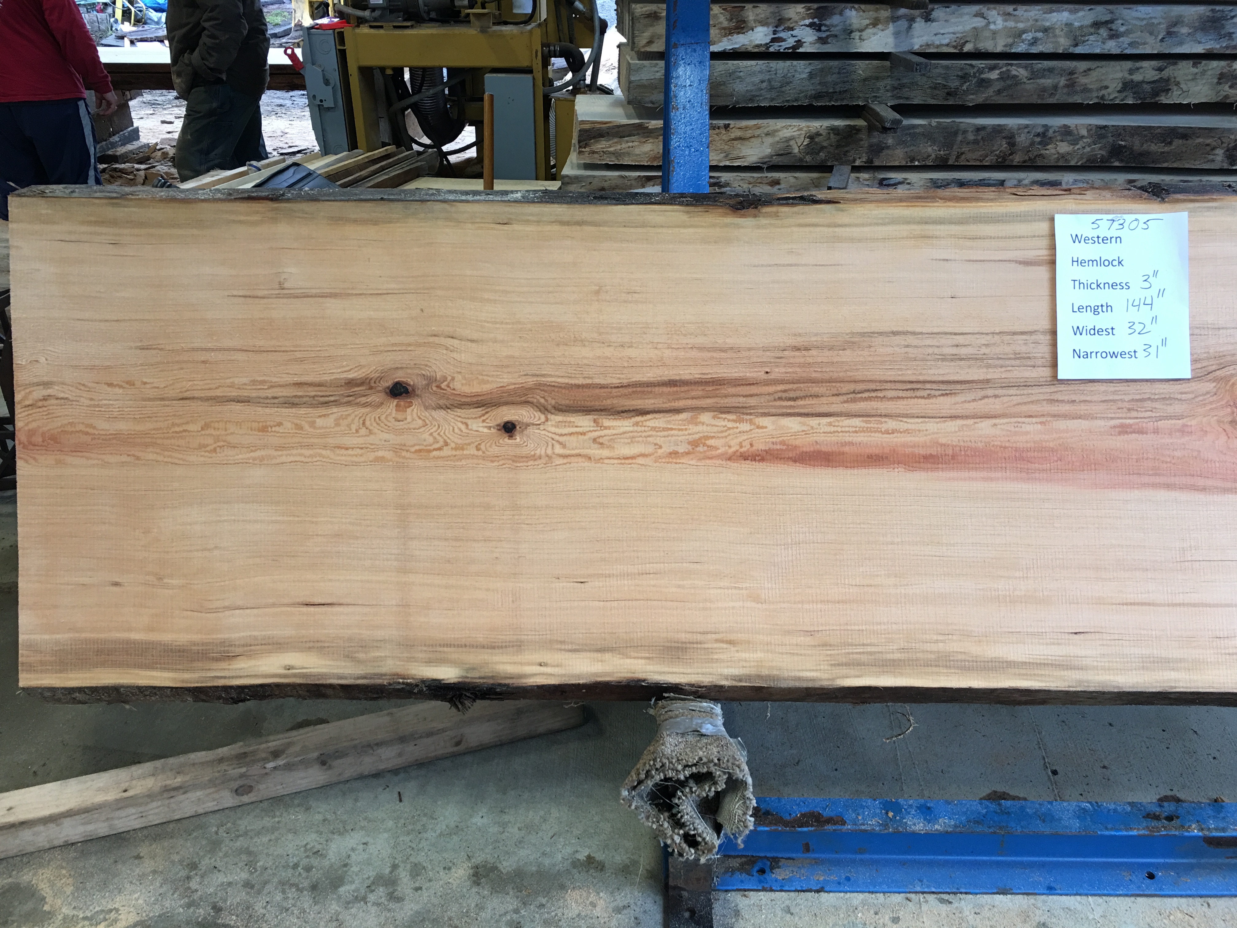 Hemlock Slab 57305a