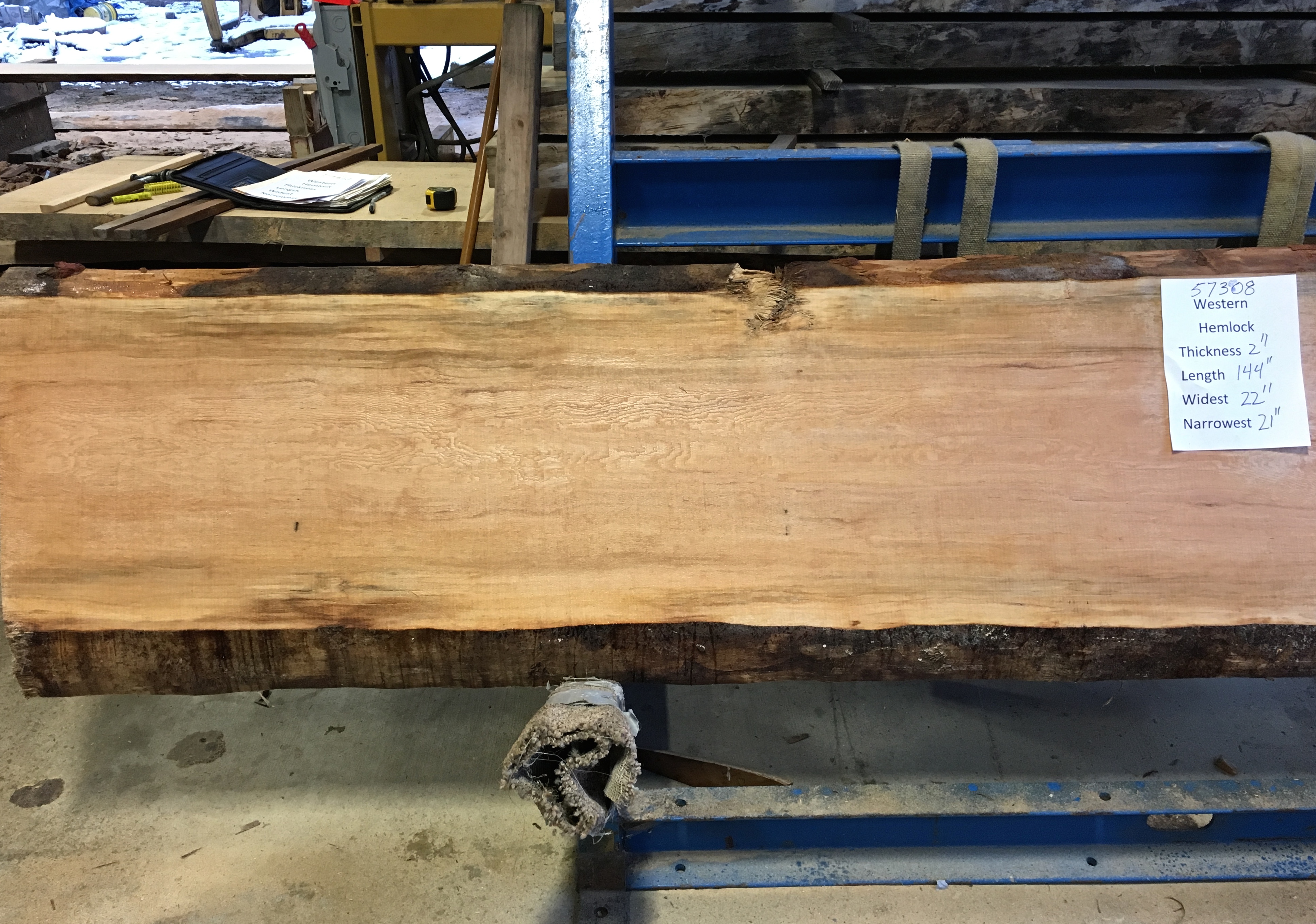 Hemlock Slab 57308a