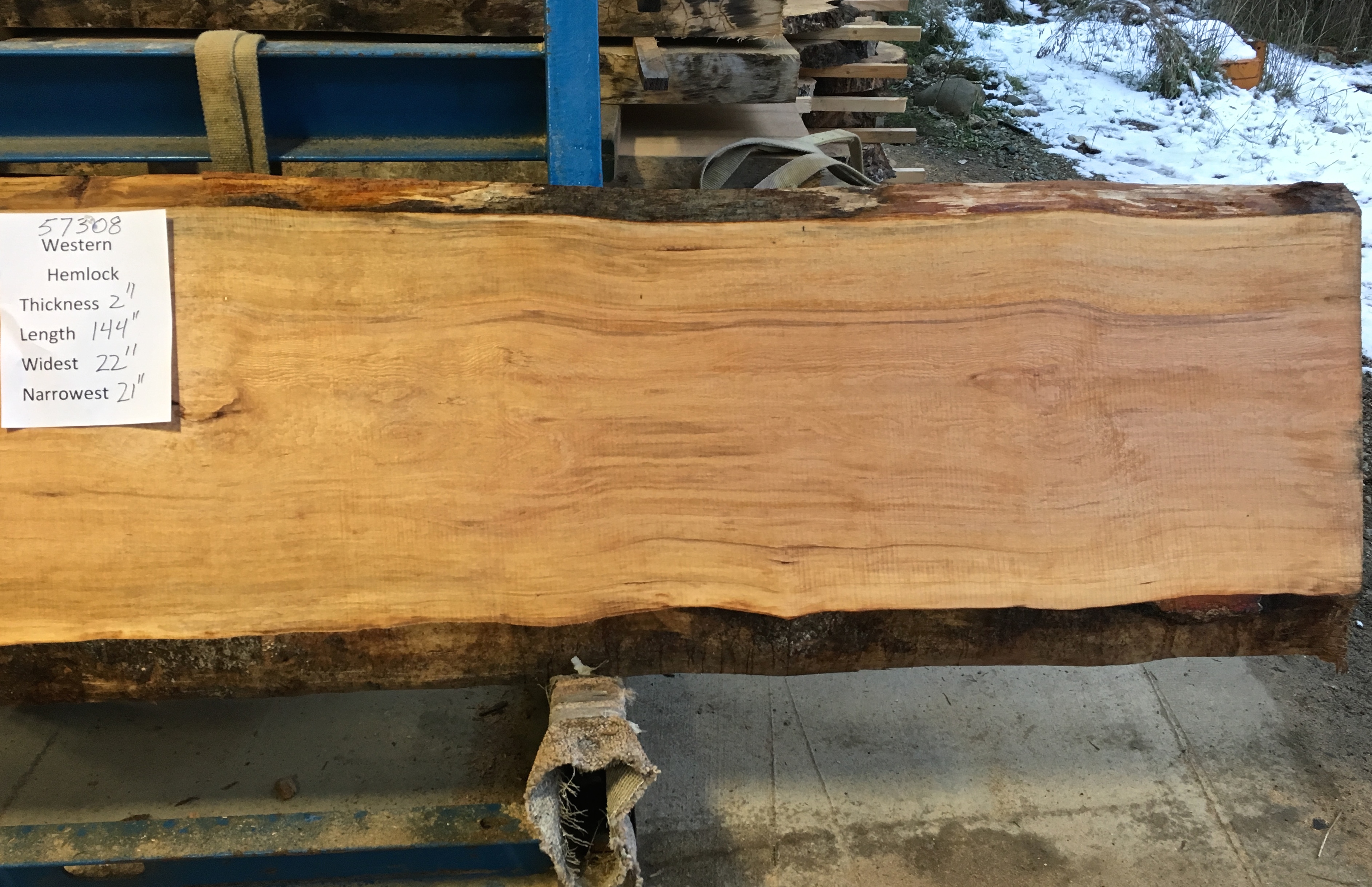 Hemlock Slab 57308b