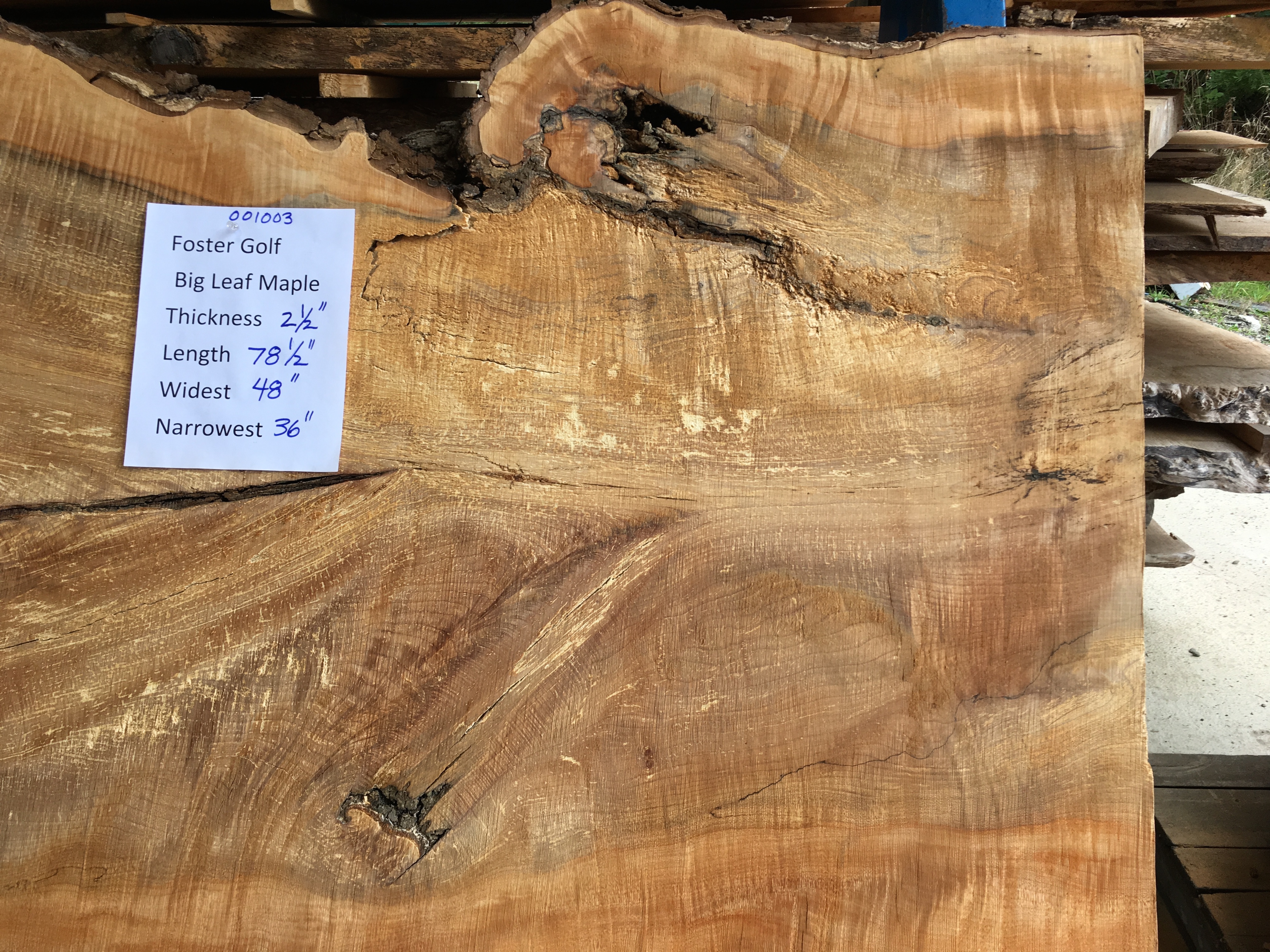 Maple Slab 1003b