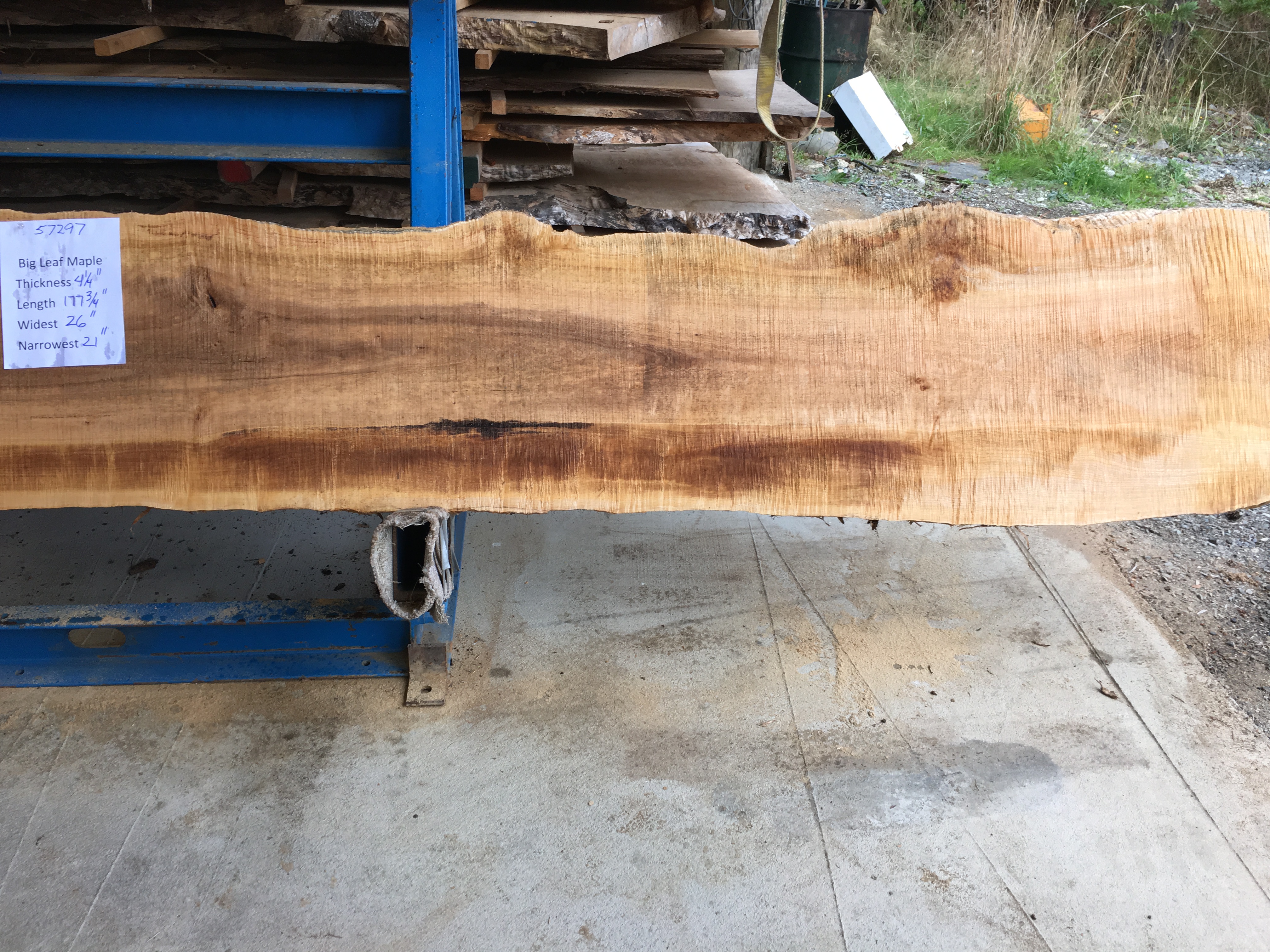 Maple slab 57297b