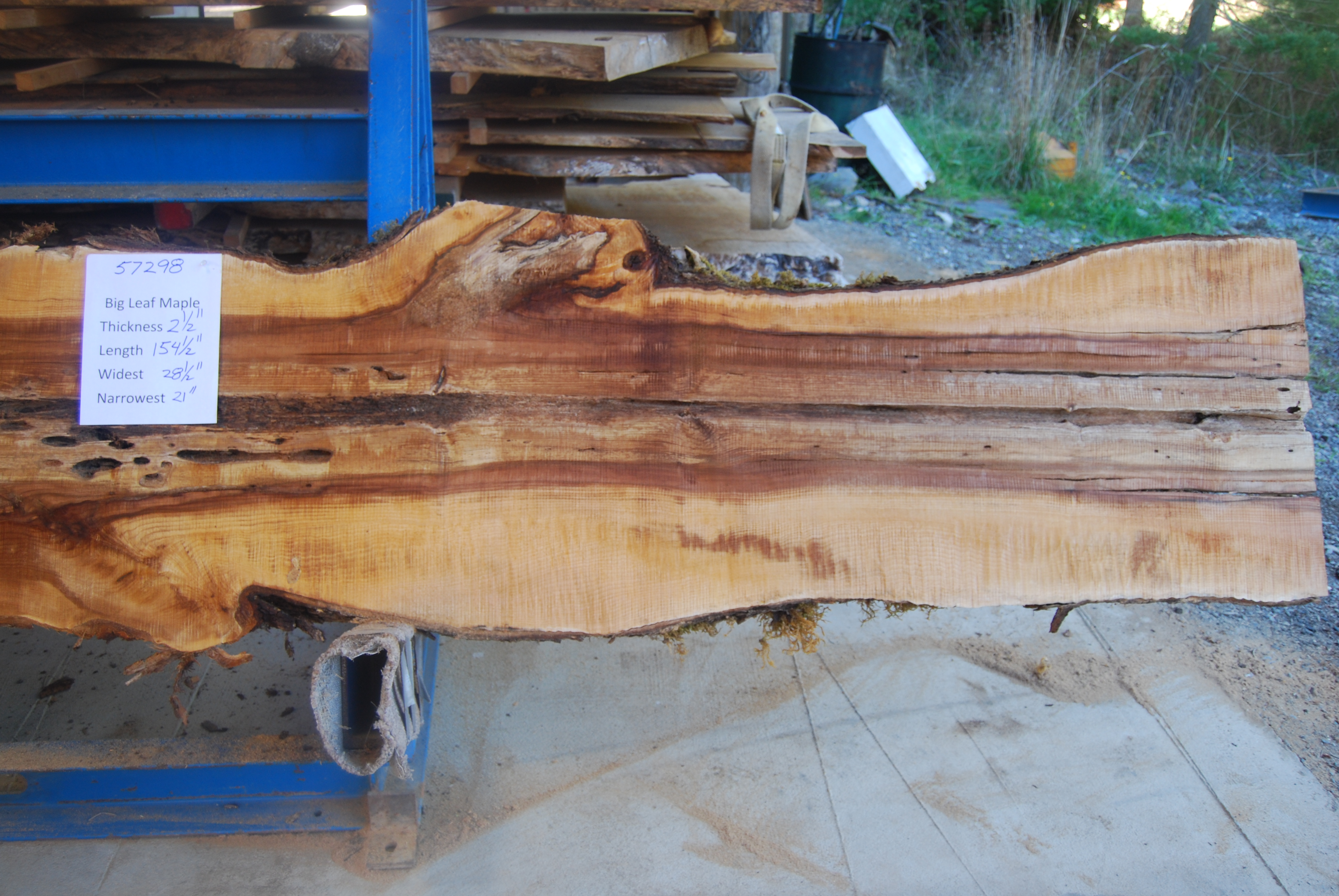 Maple slab 57298b