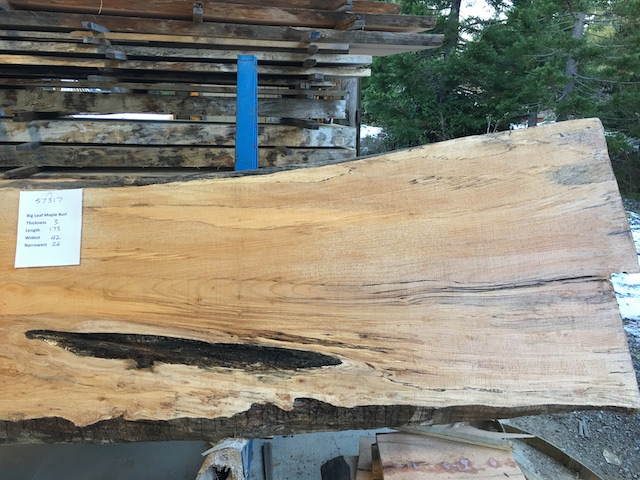 Maple slab 57317b