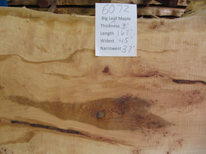 Maple Slab 6072