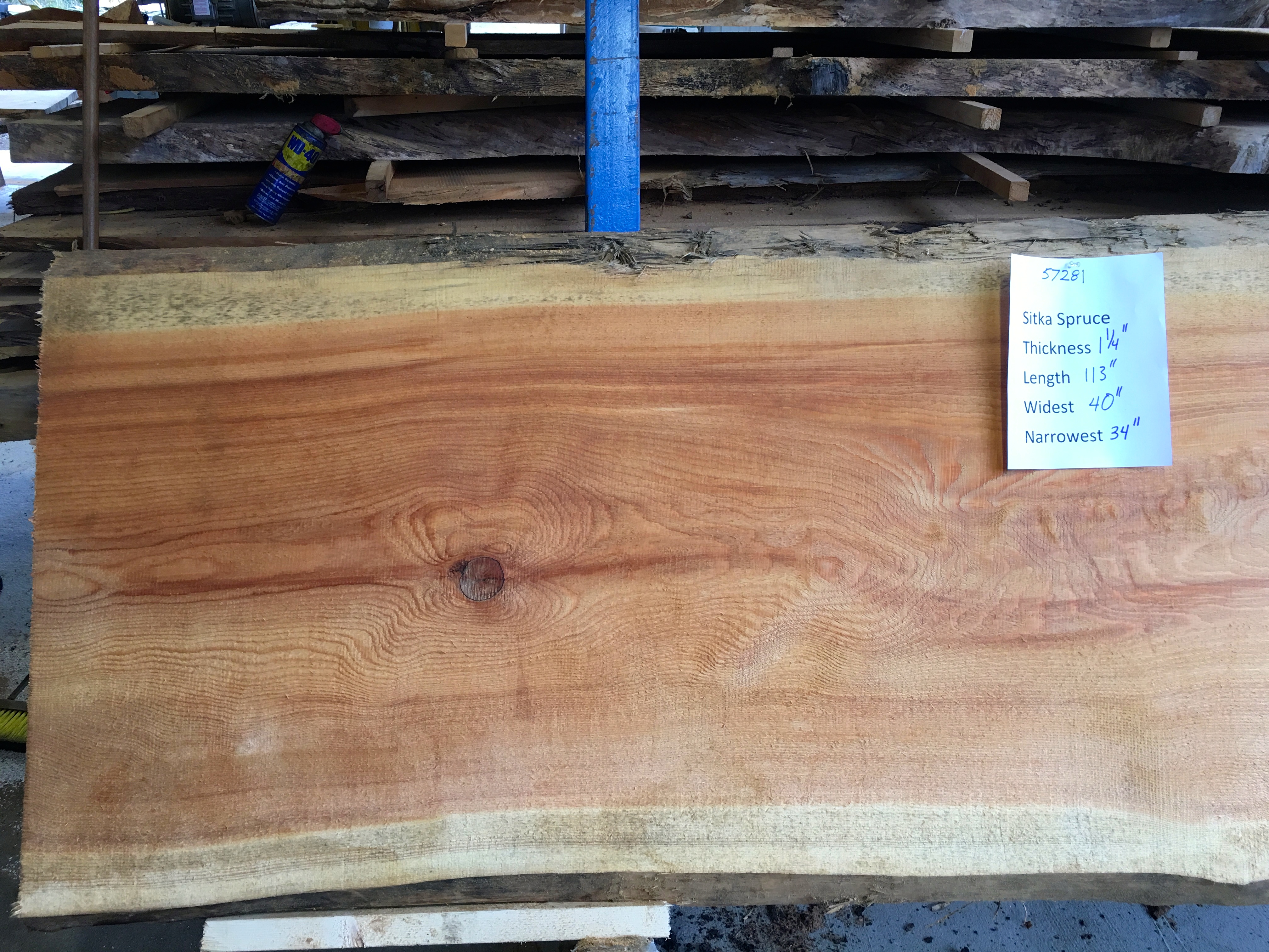 Spruce Slab 57281a