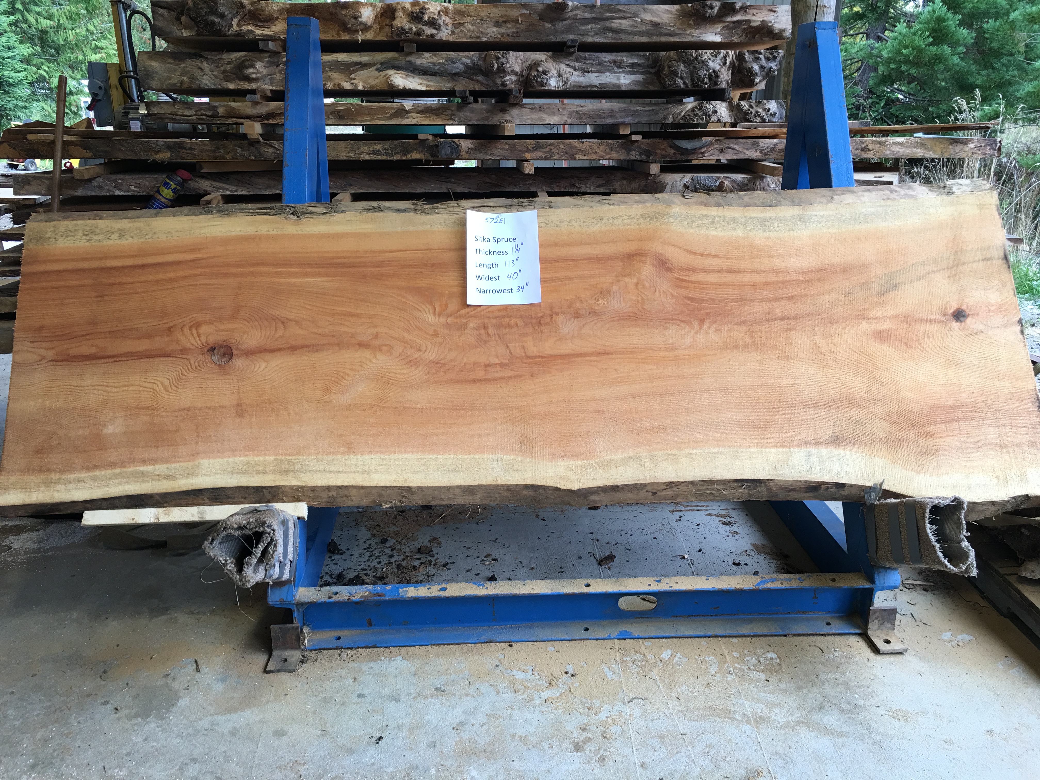 Spruce Slab 57281 Spruce Slab 57281