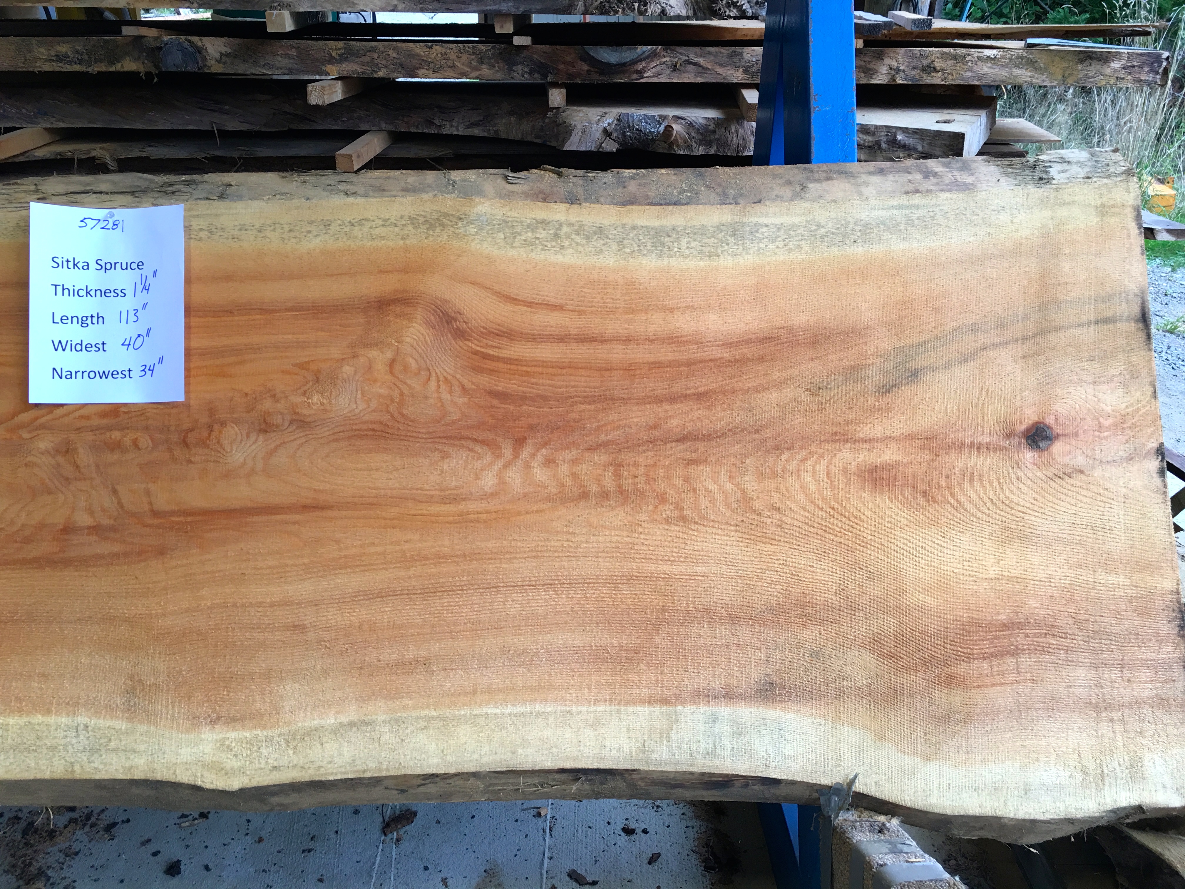 Spruce Slab 57281b Spruce Slab 57281b