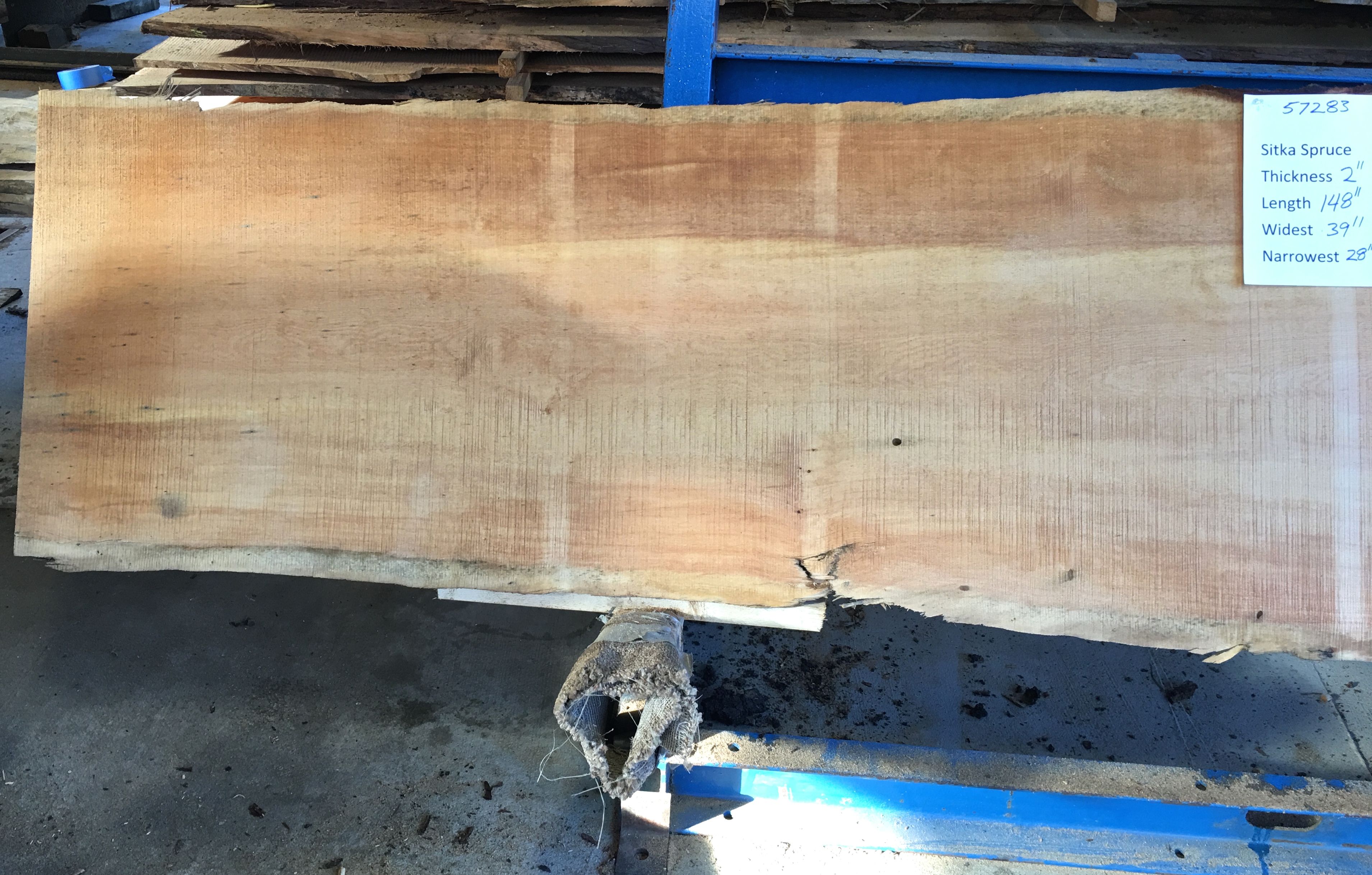 Spruce Slab 57283a