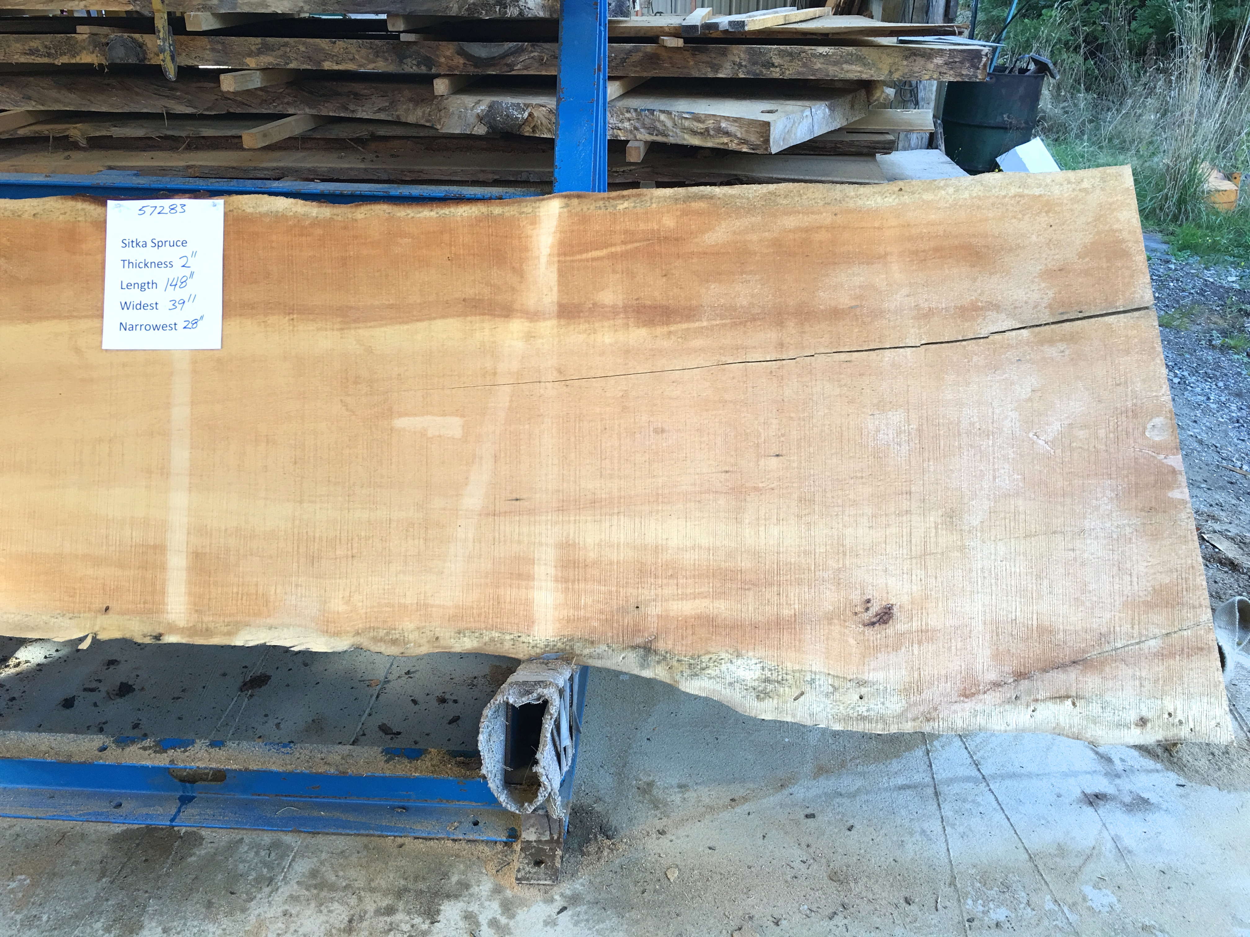Spruce Slab 57283b Spruce Slab 57283b