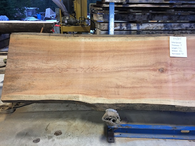 Spruce Slab 57285a