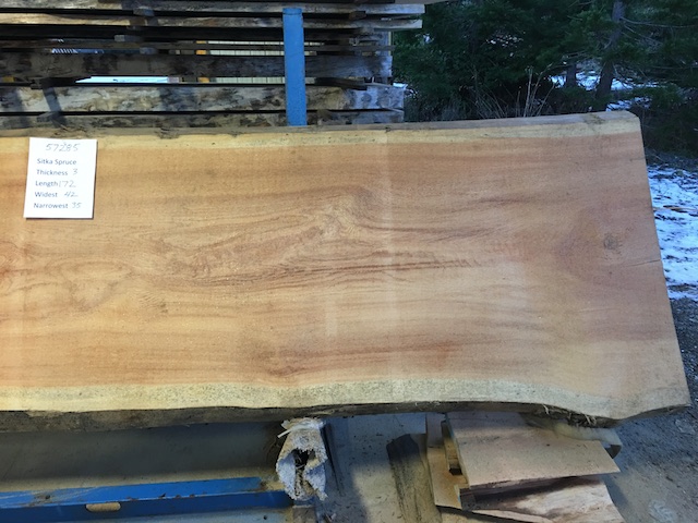 Spruce Slab 57285b