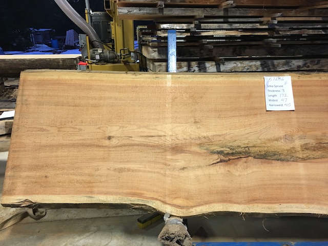 Spruce Slab 57286a