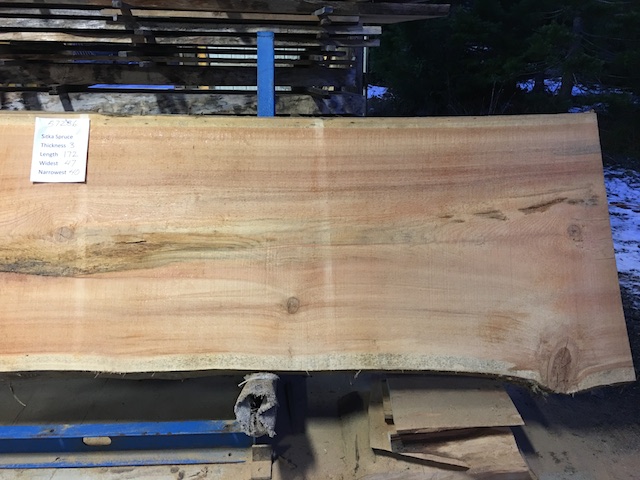 Spruce Slab 57286b