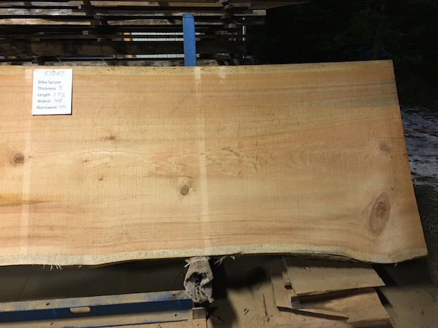 Spruce Slab 57287b Spruce Slab 57287b