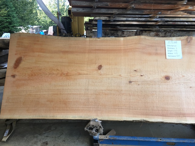 Spruce Slab 57288a