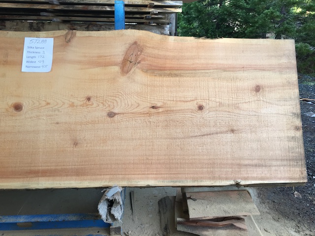 Spruce Slab 57288b