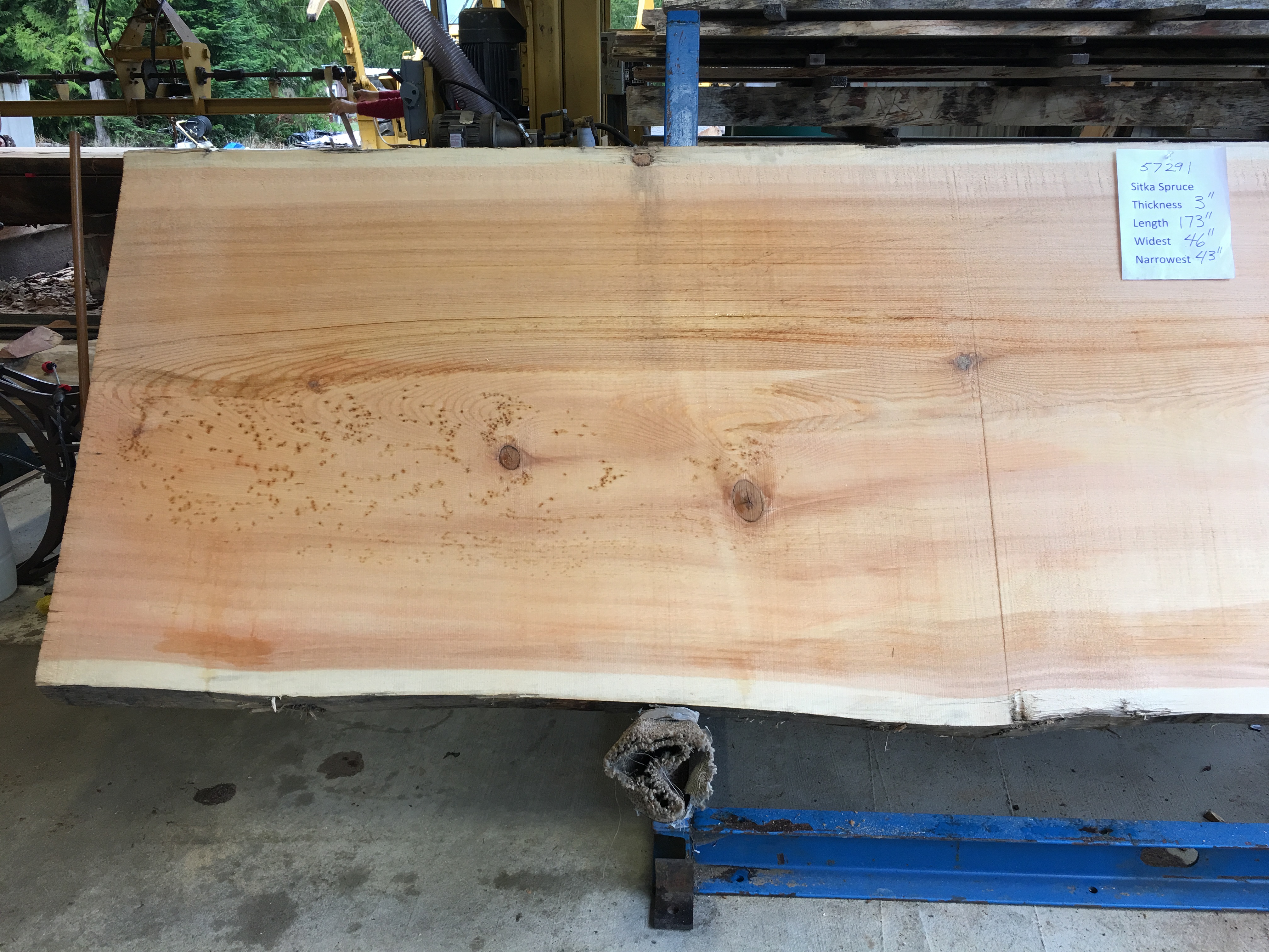 Spruce Slab 57291a