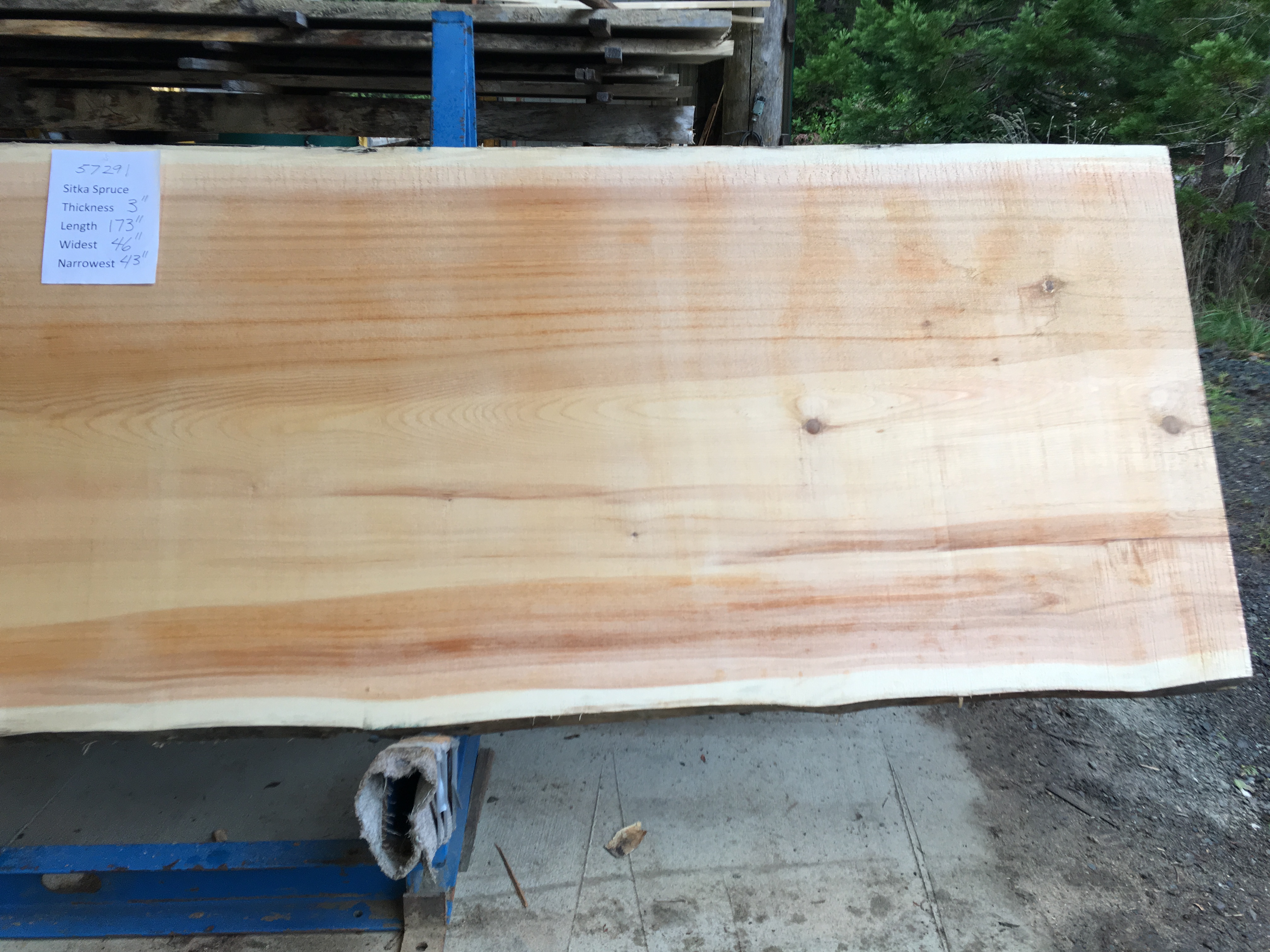 Spruce Slab 57291b