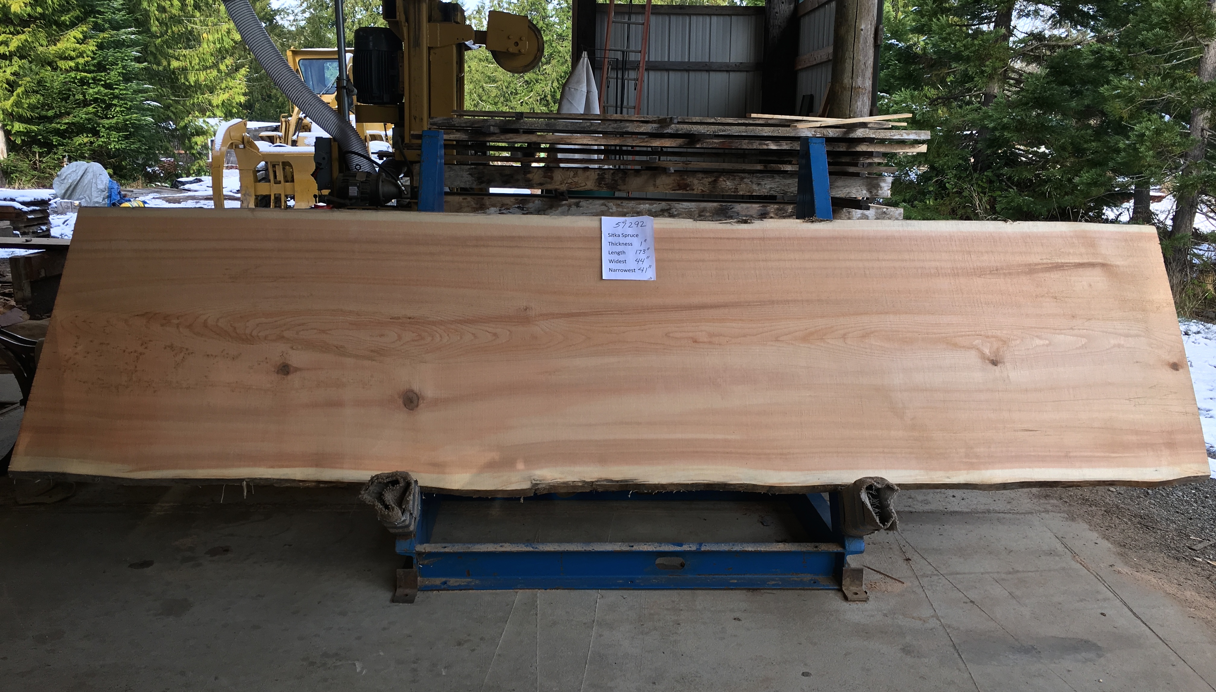 Spruce Slab 57292